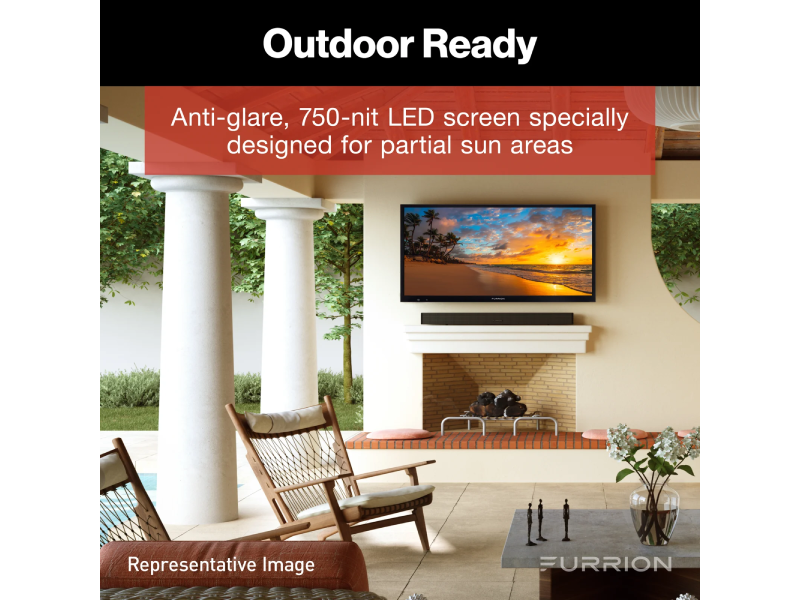 75" Furrion FDUP75CSA-CA Aurora Partial-Sun 4K LED Outdoor Smart TV