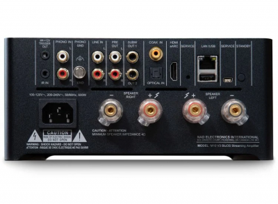 NAD BluOS Streaming Amplifier in Black - M10 V3