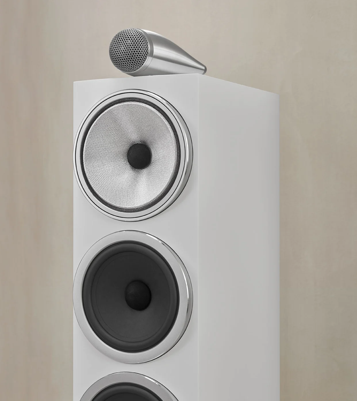 Bowers & Wilkins 700 Series Floorstanding Speaker in Satin White - 703 S3 (SW)