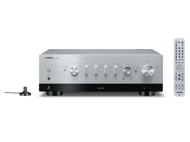 Yamaha Home Audio Network Receiver in Silver - RN800A (S)