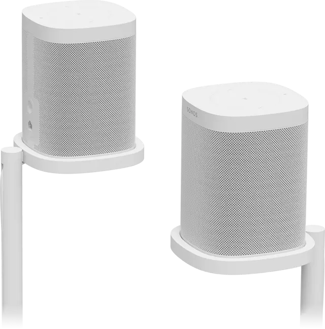 Sonos Speaker Stands For Sonos One and One SL Or Play:1 in White - SS1FSWW1