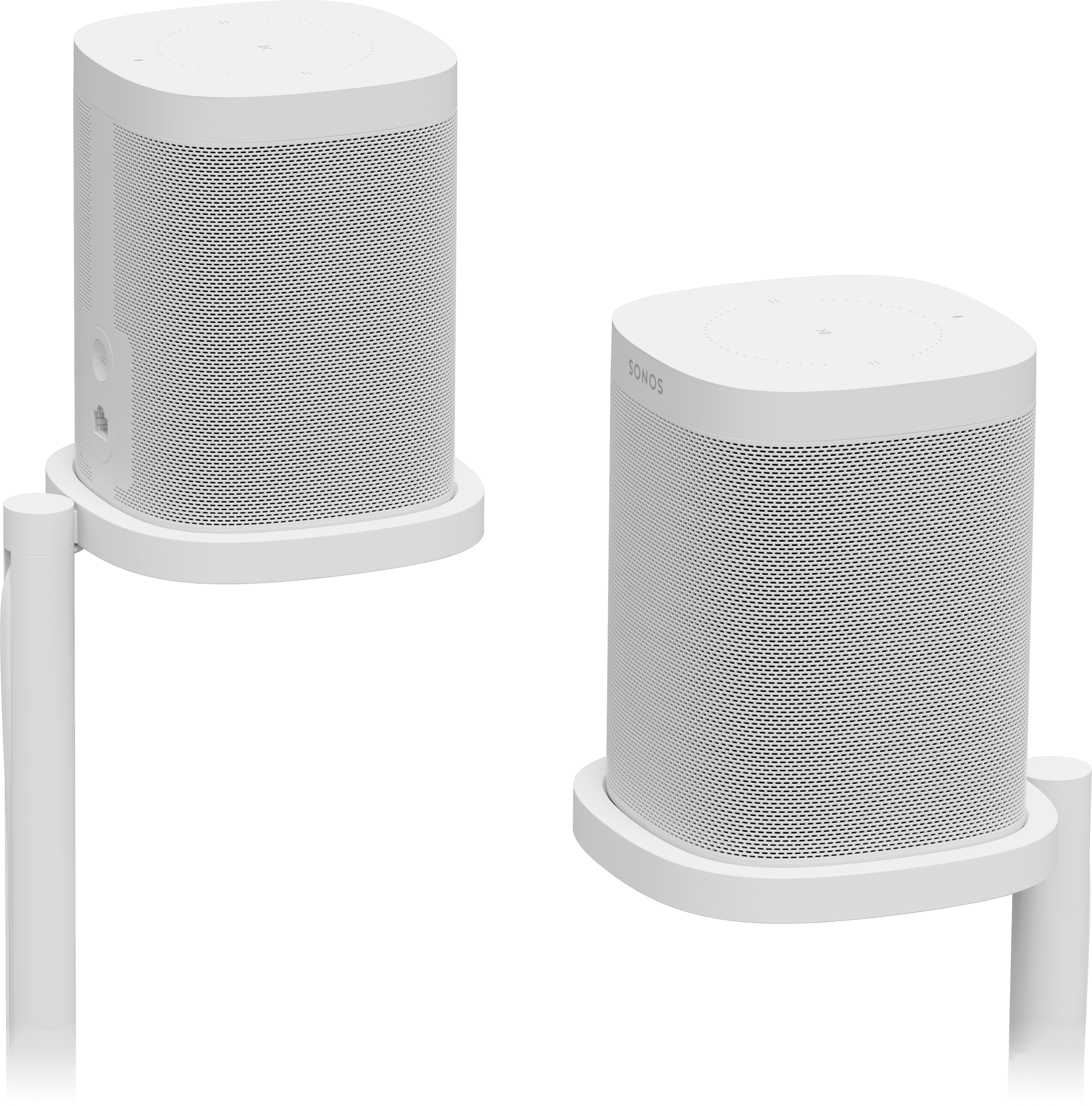 Sonos Speaker Stand Pair for One and One SL in White - Sonos One Stand (Pair) (W)