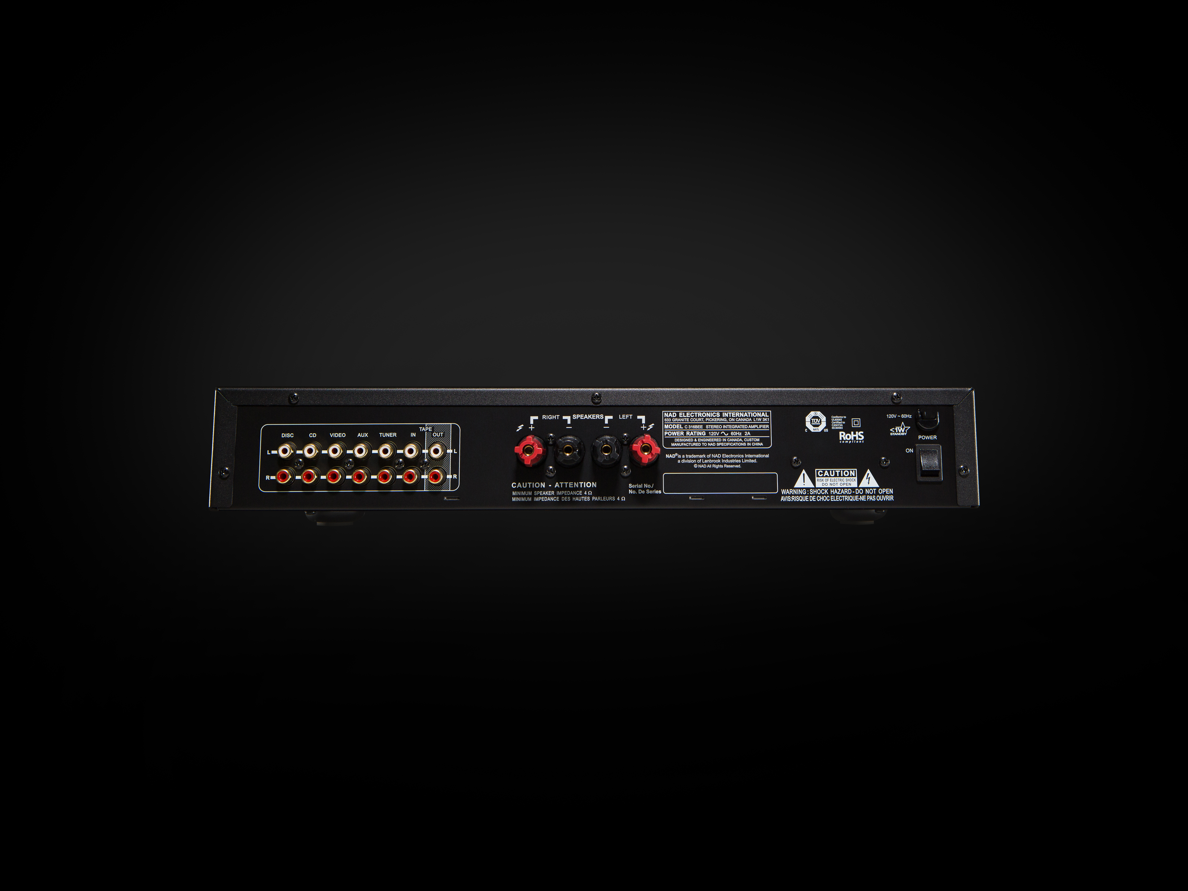 NAD Stereo Integrated Amplifier - C 316BEE