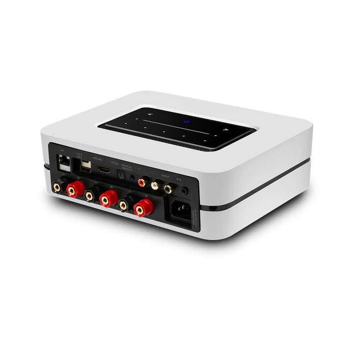 Bluesound Powernode Wireless Multi-Room Music Streaming Amplifier in White - N331WHTUNV