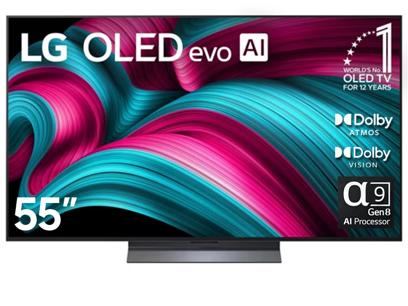 55" LG OLED55C5PUA 4K OLED Evo AI Smart TV 2025