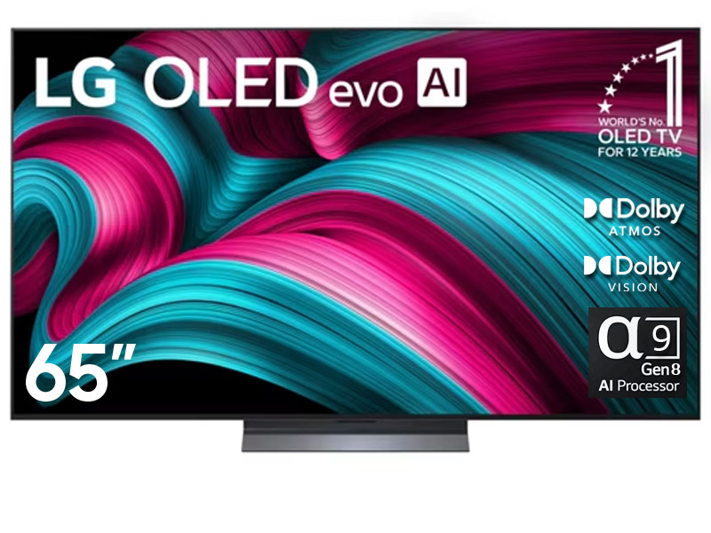 65" LG OLED65C5PUA 4K OLED Evo AI Smart TV 2025