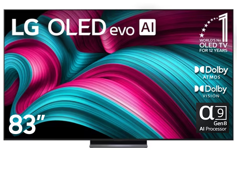 83" LG OLED83C5PUA 4K OLED Evo AI Smart TV 2025