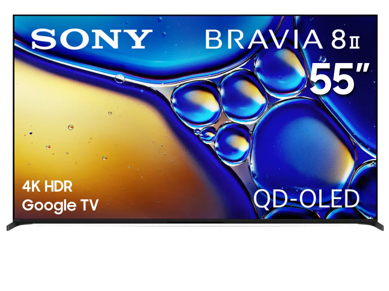 55" Sony K55XR80M2 BRAVIA 8 II OLED 4K Ultra HD HDR Smart TV (Google TV)