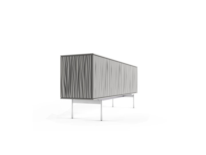 BDI Tanami 7109 Modern Storage TV Stand in Fog Grey - BDITAN7109FOG