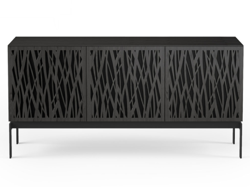 BDI Elements 8777 Console Three Component Storage Cabinet In Wheat / Charcoal - BDIELEM8777CRL-CO-WH