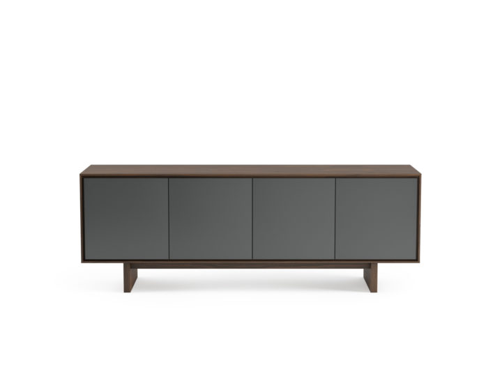 BDI Octave 8379 Modern Tv Stand in Toasted Walnut - BDIOCTA8379WN