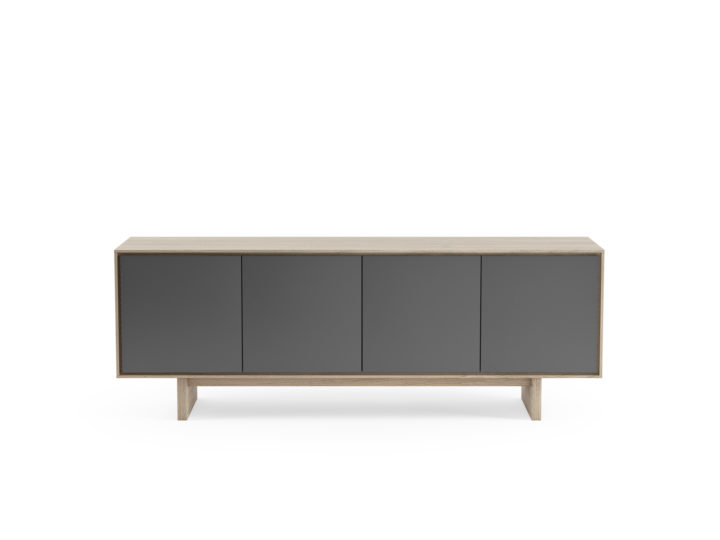 BDI Octave 8379 Modern Tv Stand in Drift Oak - BDIOCTA8379OAK