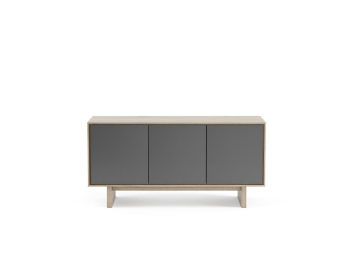 BDI Octave 8377 Modern Tv Stand in Drift Oak - BDIOCTA8377OAK