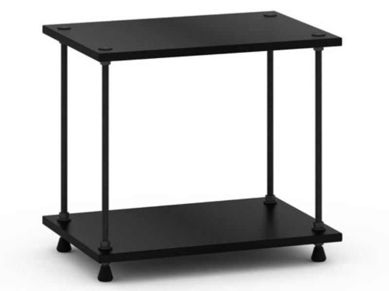 Salamander Designs 20" Archetype System Modular Shelving Audio Stand in Black - A2B
