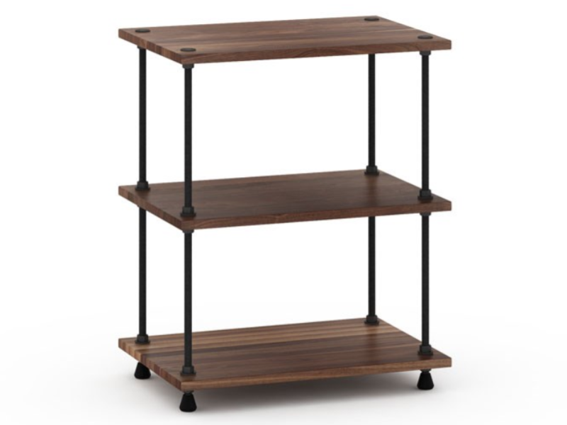 Salamander Designs 28" Archetype System Modular Shelving Audio Stand in Natural Walnut - A3W