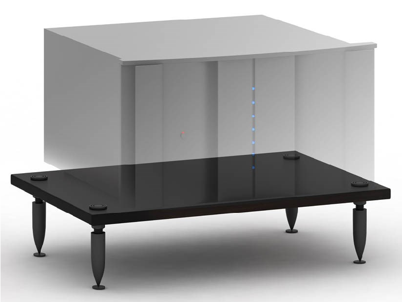 Salamander Designs Archetype System Amplifier Stand in Black - AMPB