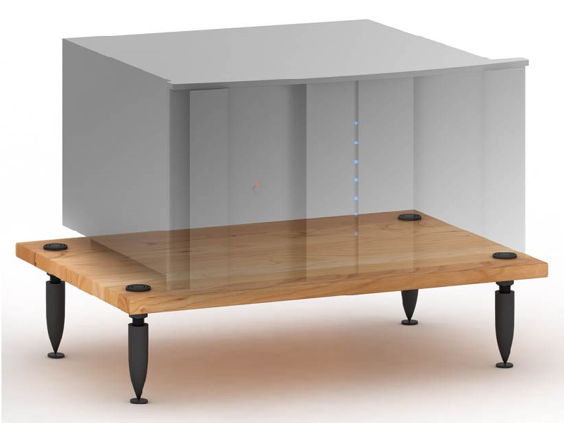 Salamander Designs Archetype System Amplifier Stand in Natural Cherry - AMPC