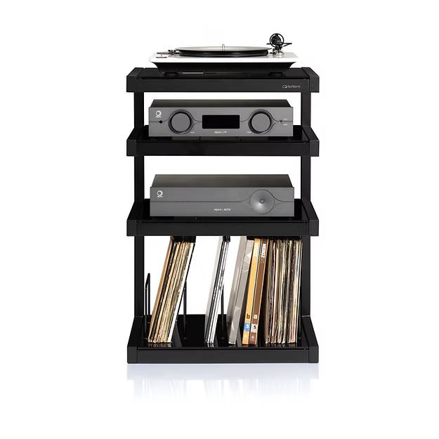 NorStone Esse Vinyl Hi-Fi Cabinet - NORESSHFVBK