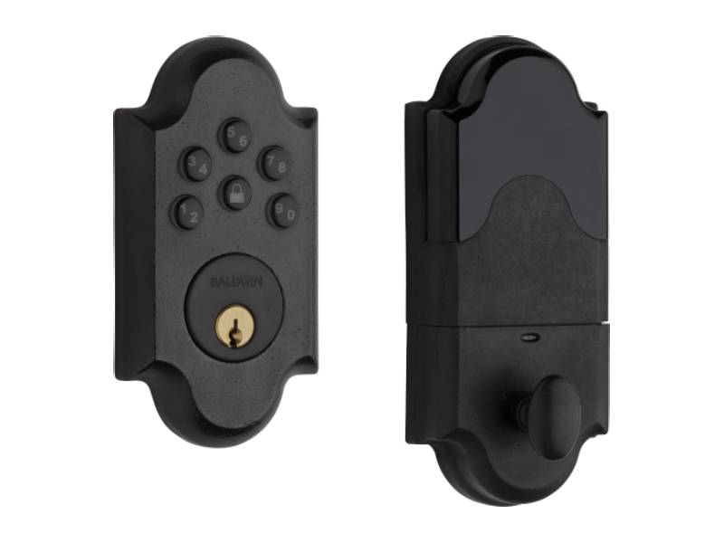 Control4 Baldwin Boulder ZigBee Deadbolt with Keypad in Distressed Bronze - C4-BBDBKP-Z-DORB