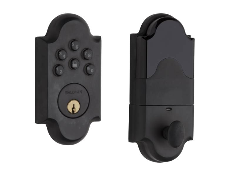 Control4 Baldwin Boulder ZigBee Deadbolt with Keypad in Oiled Bronze - C4-BBDBKP-Z-ORB