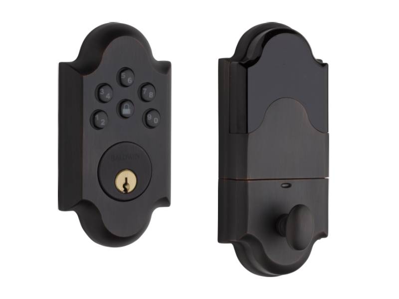 Control4 Baldwin Boulder ZigBee Deadbolt with Keypad in Venetian Bronze - C4-BBDBKP-Z-VB