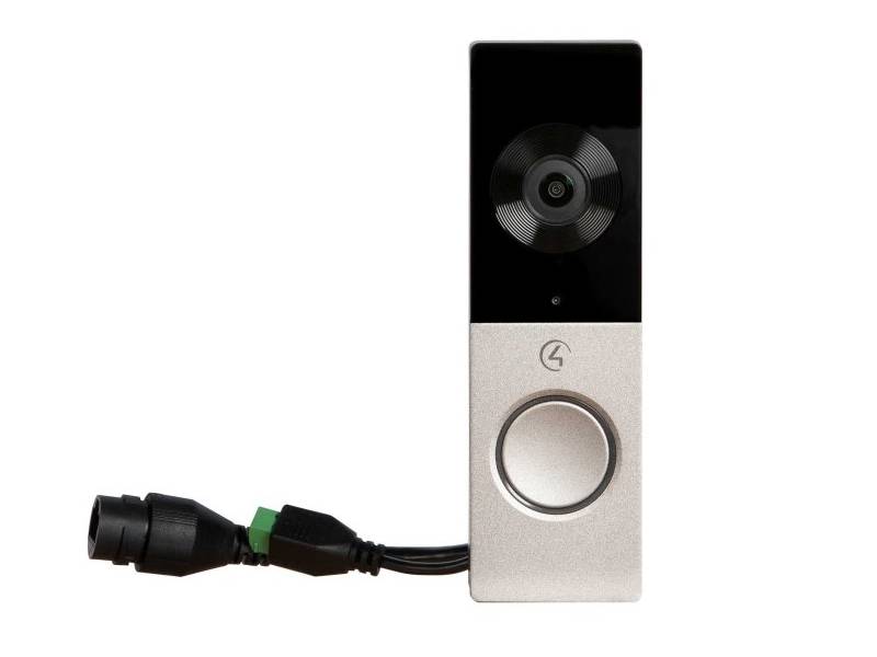 Control4 PoE Chime Video Doorbell in Satin Nickel - C4-VDB-E-SN