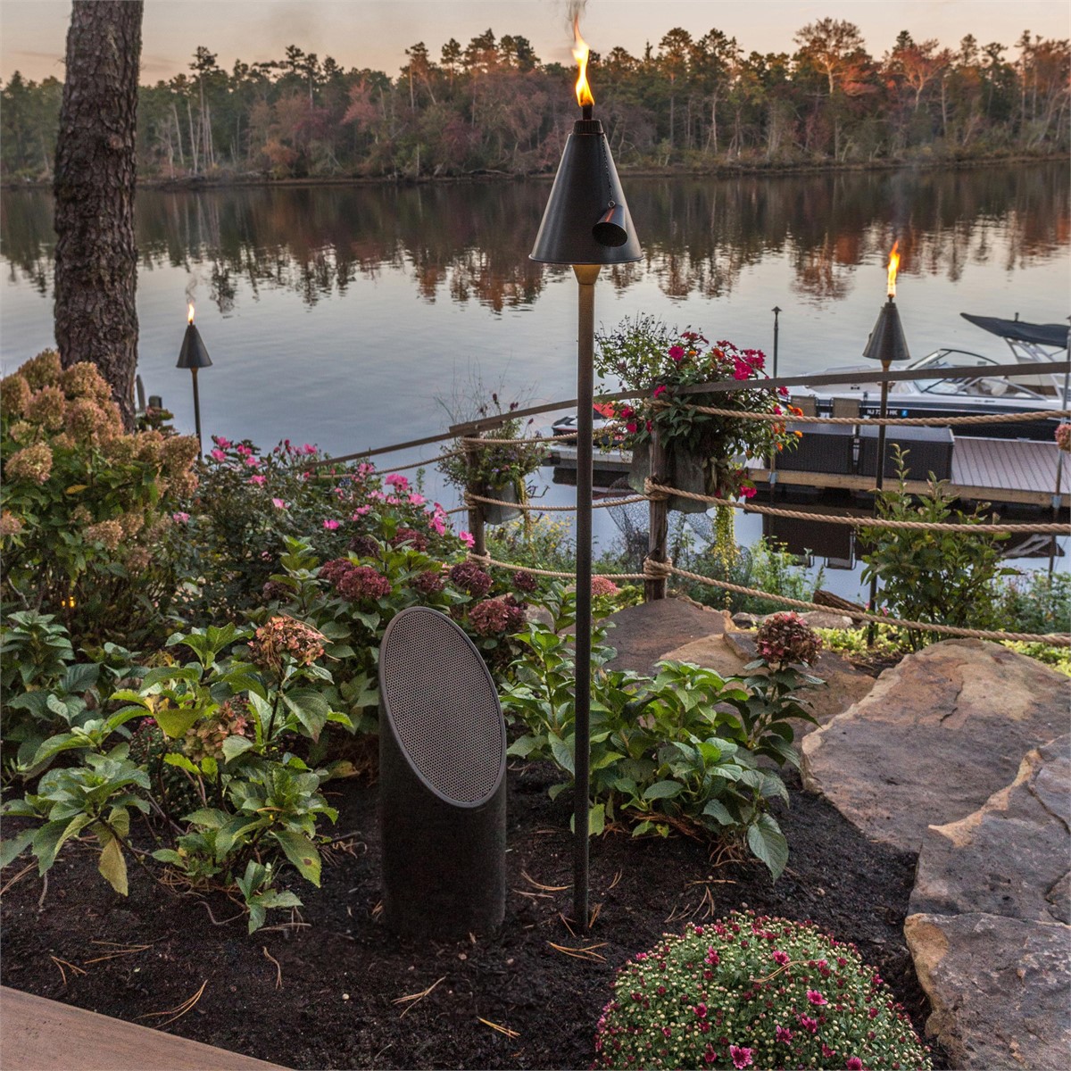 Coastal Source 10.0 2-Way Ellipse Bollard Outdoor Speaker - EB102W710BN