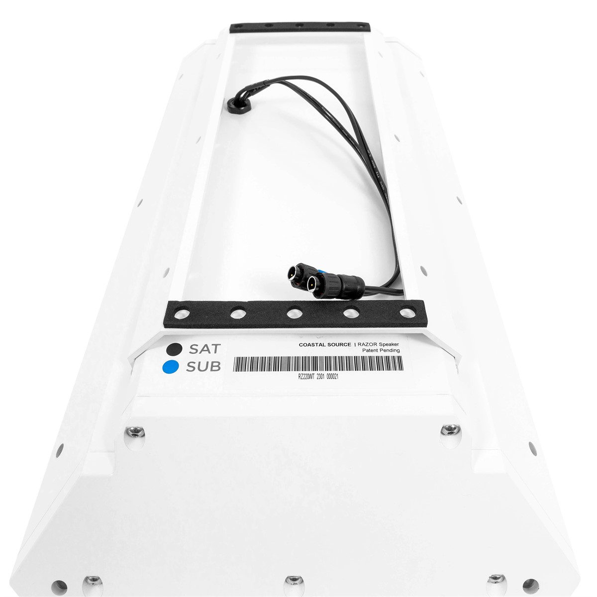 Coastal Source 3-Way Razor Outdoor Speaker - RZ220WT