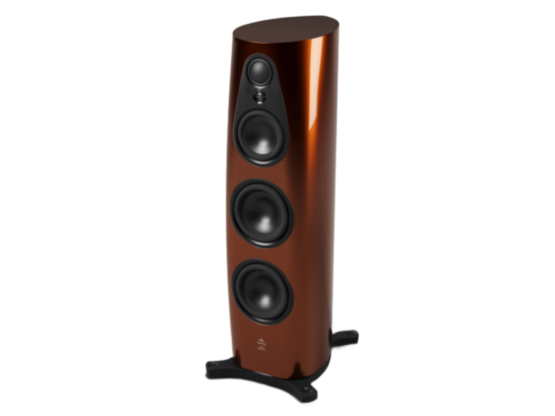 Linn 360 Flagship Loudspeaker Glasgow Collection in Single Malt with Black Drive Unit Trims - 360 (SM)