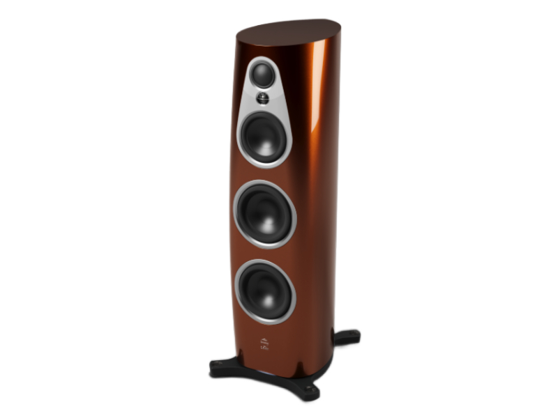 Linn 360 Flagship Loudspeaker Glasgow Collection in Single Malt with Silver Drive Unit Trims - 360 (SMS)