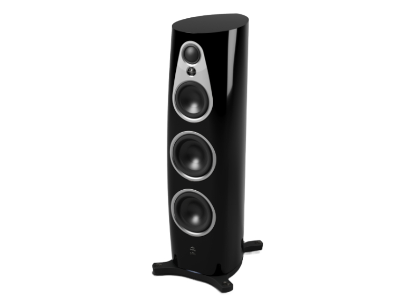 Linn 360 Flagship Loudspeaker Classic Collection in Piano Black with Silver Drive Unit Trims - 360 (PBS)