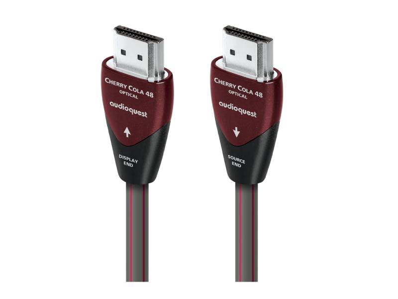 Audioquest 5 Meter Cherry Cola 48 Active Optical HDMI 2.1 Cable - HDM48CCOLA500