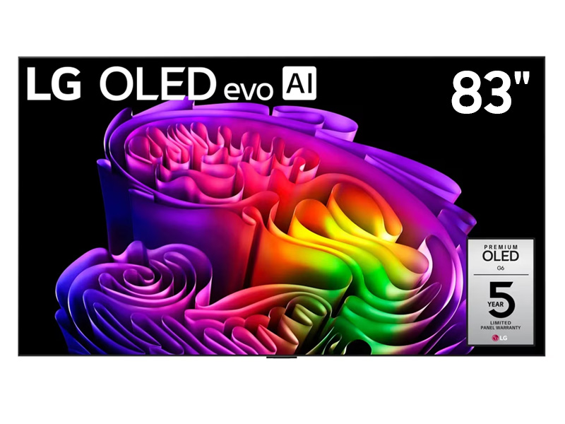 83" LG Class LG OLED evo AI G6 4K Smart TV 2026 - OLED83G6WUA