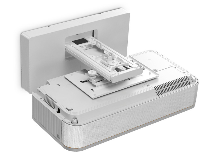 Epson QS100 4K PRO-UHD HDR 4500 Lumen 3LCD Ultra Short Throw Laser Projector in White - V11HB49020