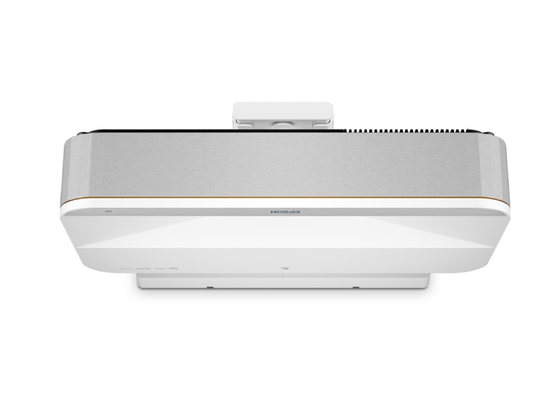 Epson QS100 4K PRO-UHD HDR 4500 Lumen 3LCD Ultra Short Throw Laser Projector in White - V11HB49020