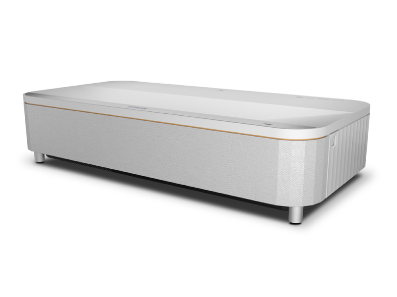 Epson QS100 4K PRO-UHD HDR 4500 Lumen 3LCD Ultra Short Throw Laser Projector in White - V11HB49020