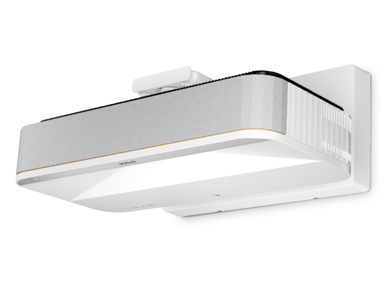 Epson QS100 4K PRO-UHD HDR 4500 Lumen 3LCD Ultra Short Throw Laser Projector in White - V11HB49020