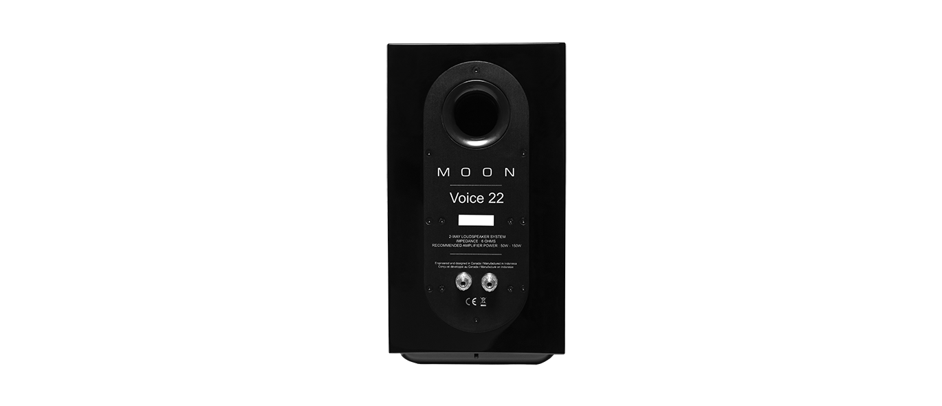 SimAudio Moon Voice 22 Loudspeaker in Black - Voice 22 (B)