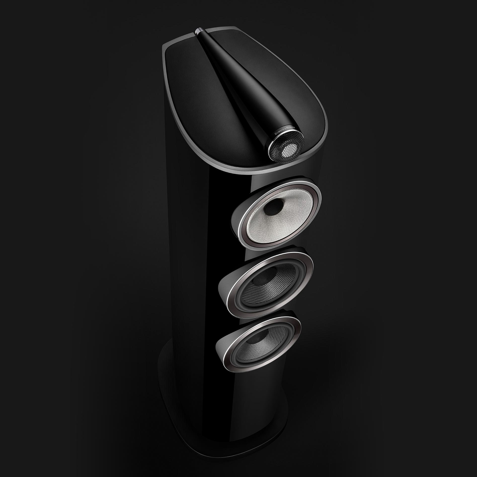 Bowers & Wilkins 800 Series Diamond Floor-standing Speaker In Gloss Black - 804 D4 (GB)
