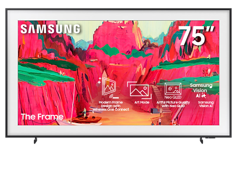 75" Samsung QN75LS03FWFXZC The Frame Pro 4K Vision AI Smart TV (2025)