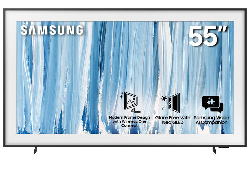 55" Samsung QN55LS03HWFXZC Class The Frame Pro Neo QLED 4K Art Mode Vision AI Smart TV