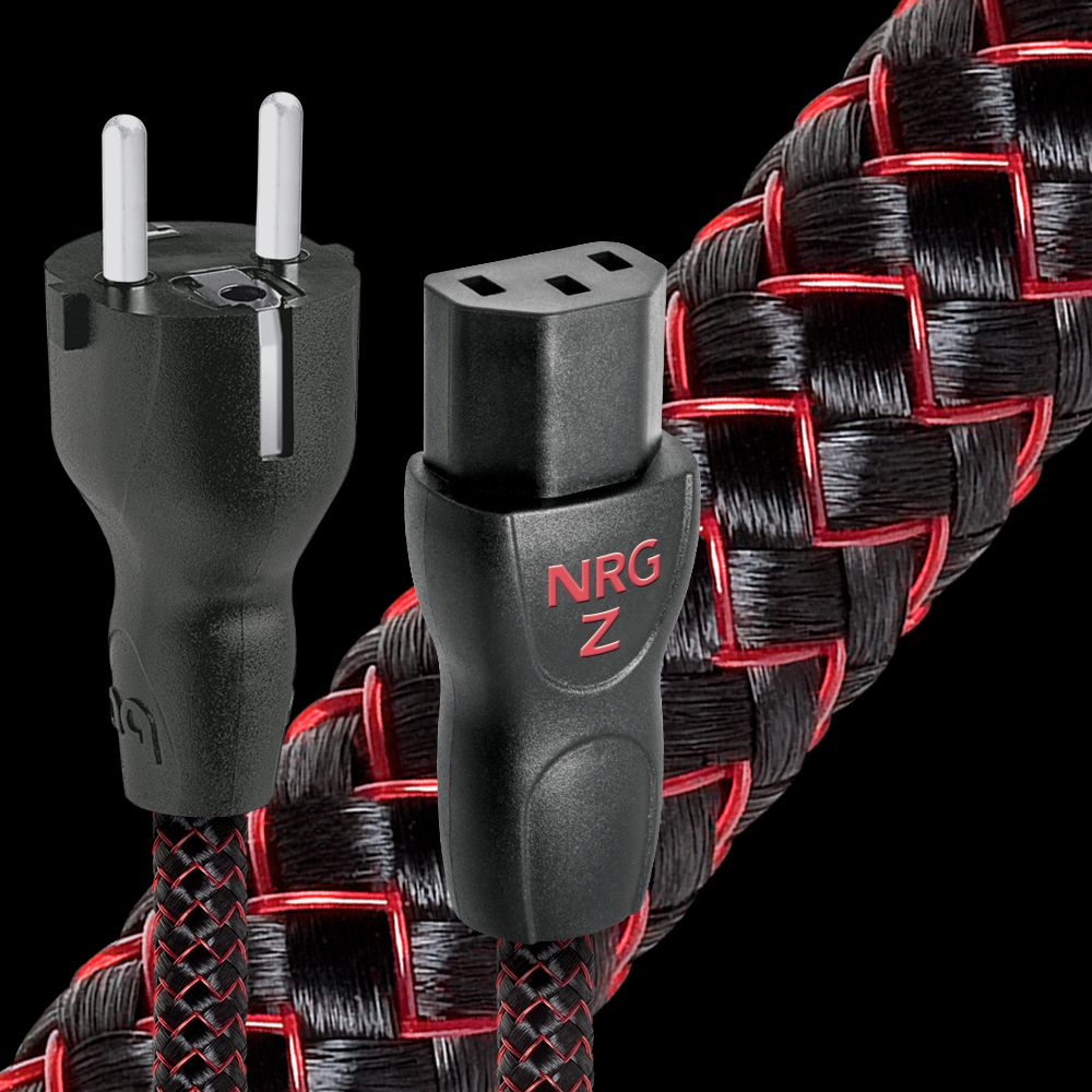 Audioquest NRG Series 3 Meter Low-Distortion 3 Pole AC Power Cable - NRG-Z3 3M