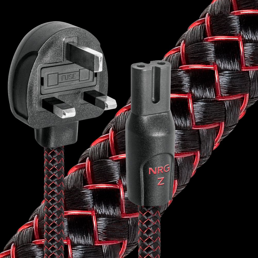 Audioquest NRG Series 2 Meter Low-Distortion 2-Pole AC Power Cable - NRG-Z2 2M