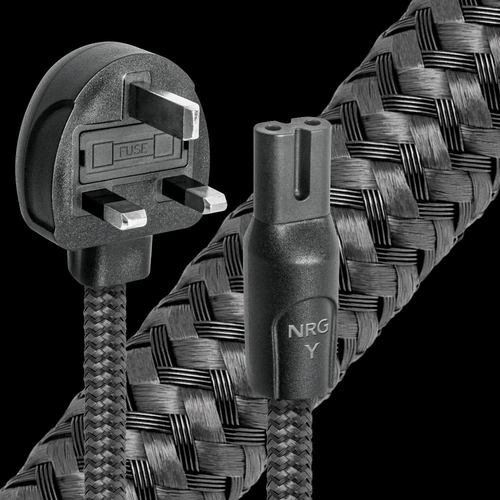 Audioquest NRG Series 3 Meter Low-Distortion 2-Pole AC Power Cable - NRG-Y2 3M