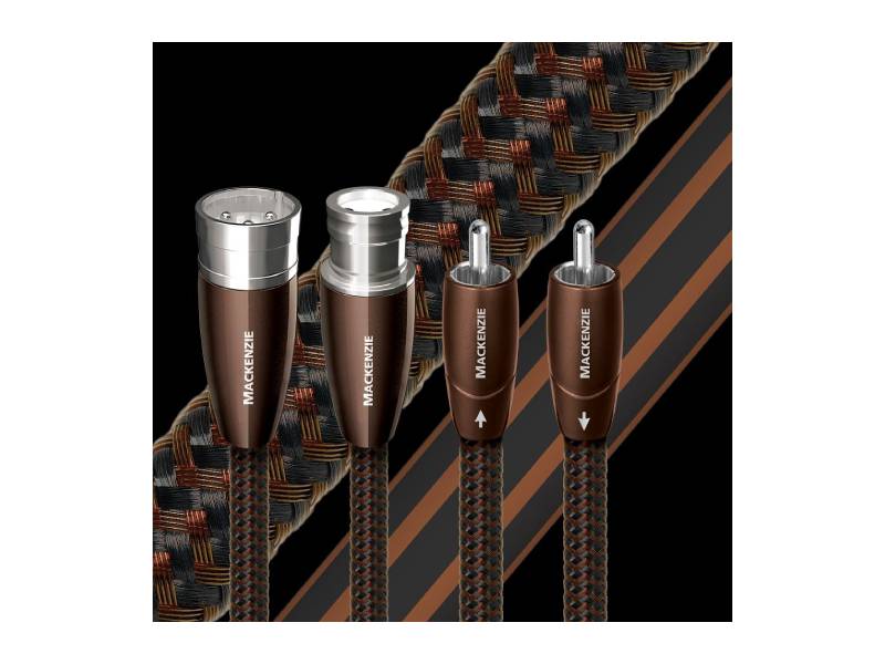 Audioquest Mackenzie 0.75 Meter Analog Interconnect Cable - MKENZIE0.75X