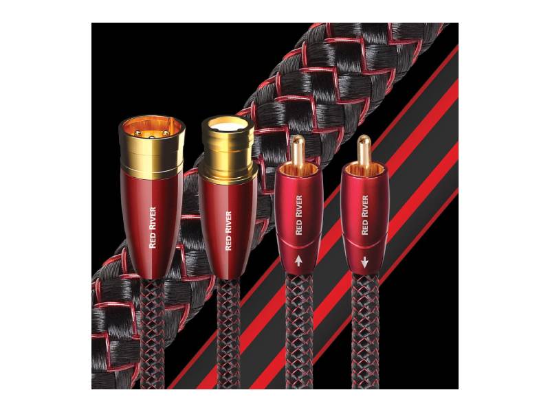 Audioquest Red River 2 Meter Analog Interconnect Cable - RRIVER02X