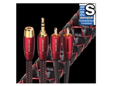 Audioquest Bridges & Falls Series Golden Gate  Analog-Audio Interconnect Cable - GOLDG16R